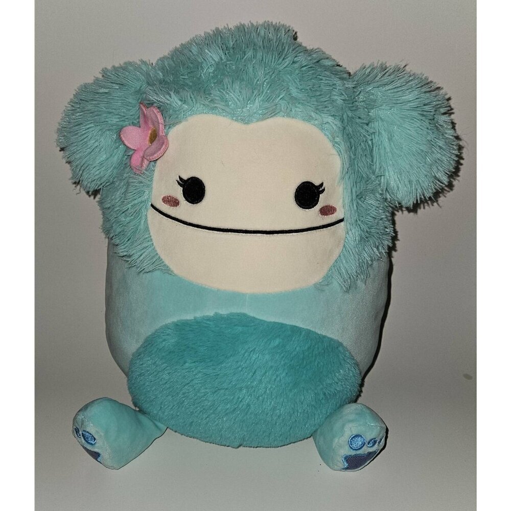 Squishmallows Joelle Yeti Plush 12" Blue Stuffed Animal Bigfoot Sasquatch 2023
